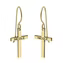 Cross Name Earrings