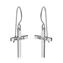 Cross Name Earrings
