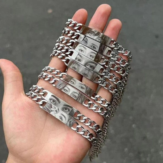 Personalized Engraved Eye Bracelet