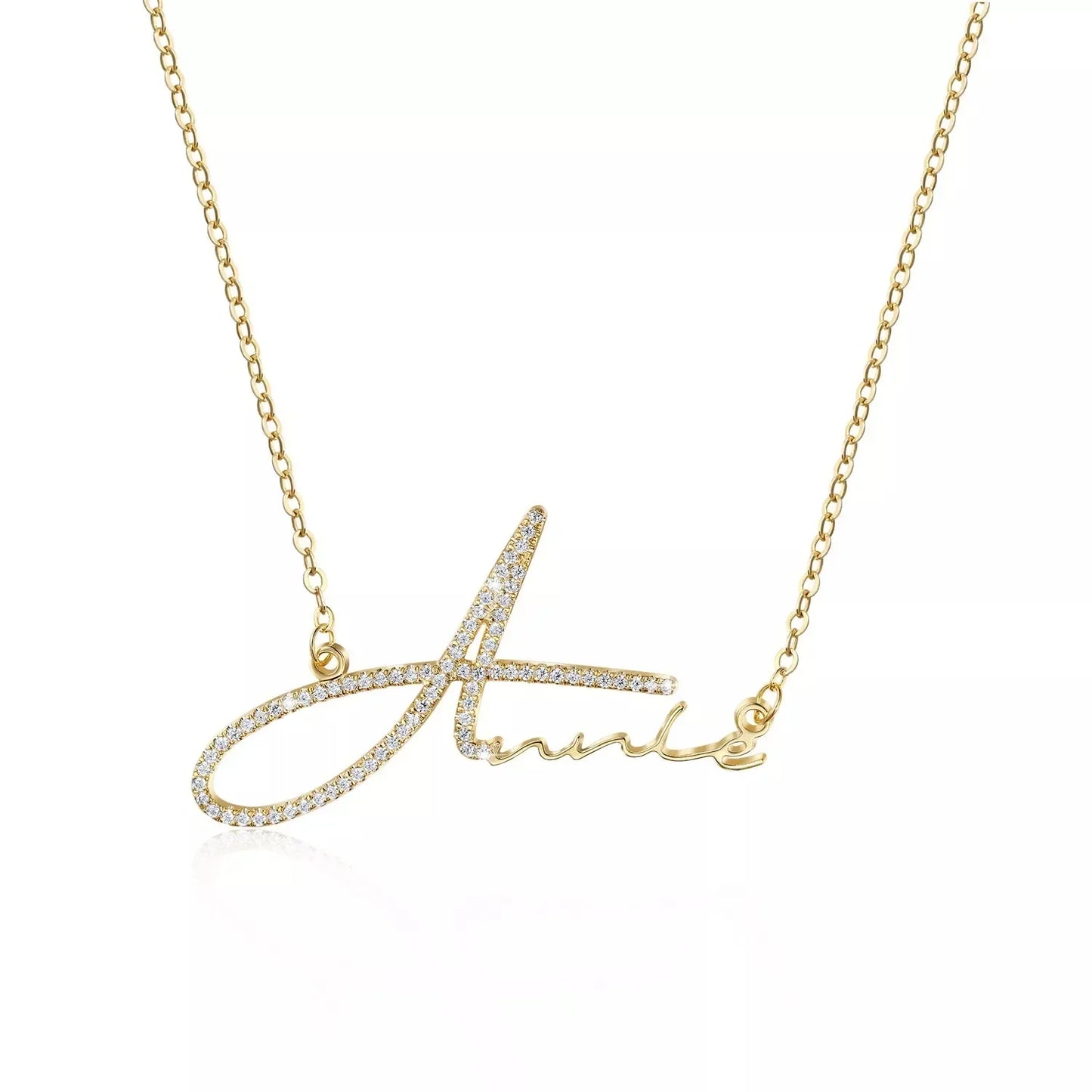 Diamond Signature Name Necklace | PREMIUM