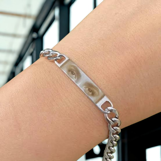 Personalized Engraved Eye Bracelet