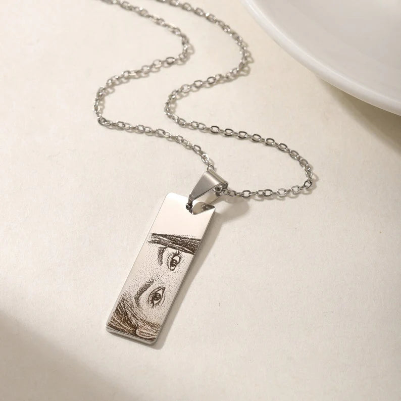 Personalised Eye Necklace | Unisex