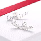 Customized Name Earrings Stud