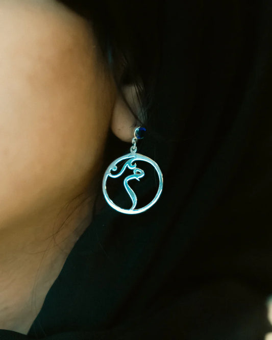 Customized Earrings in Round Shape