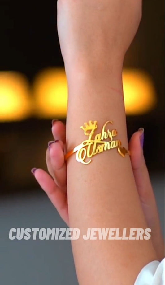 “Personalized Name Bracelet | Customized Jewellers UAE”